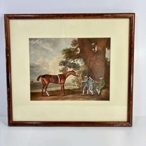 Eclipse, c18th Century,‎ 1902 by George Stubbs Framed With Mat 13 in X 11.5 in